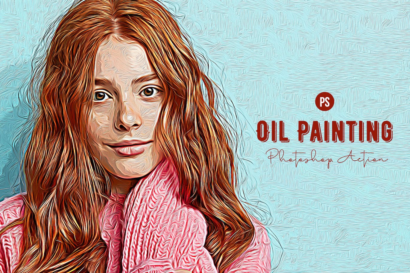 油画效果PS动作模板 Oil Painting Photoshop Action 插件预设 第1张-素材湾丨精选海外优质设计素材资源 油画效果PS动作模板 Oil Painting Photoshop Action 插件预设 sucaiwan.com