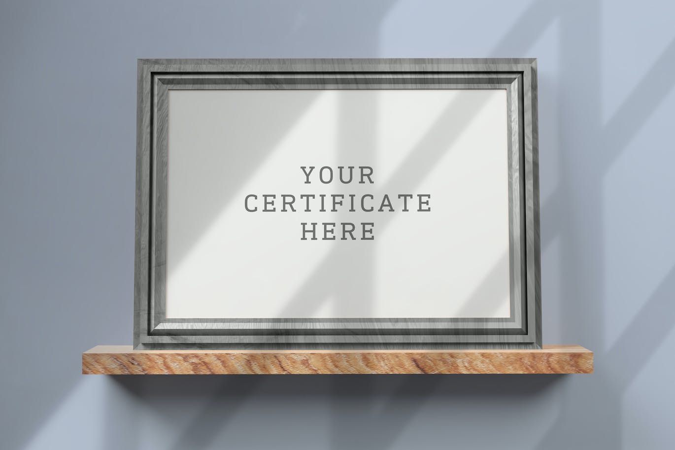 证书框架样机图 Certificate Shelf Mockup 样机素材 sucaiwan.com