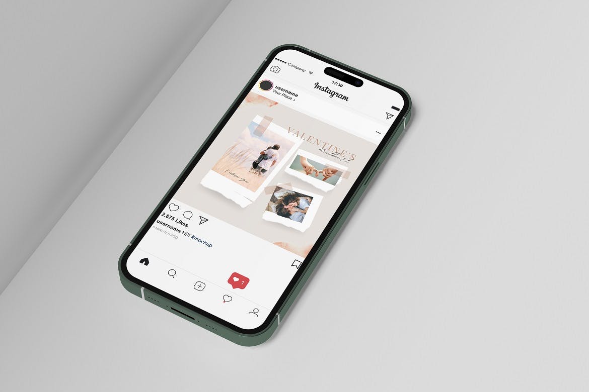 绿色iPhone 14 Pro手机样机图 Iphone 14 Pro Mockup 样机素材 sucaiwan.com