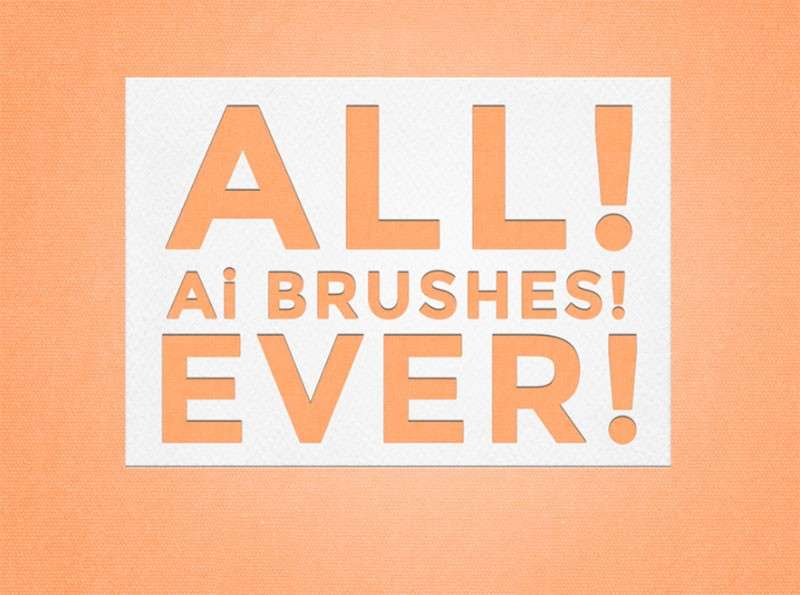700+Illustrator超实用手绘笔刷大合集 笔刷资源 sucaiwan.com