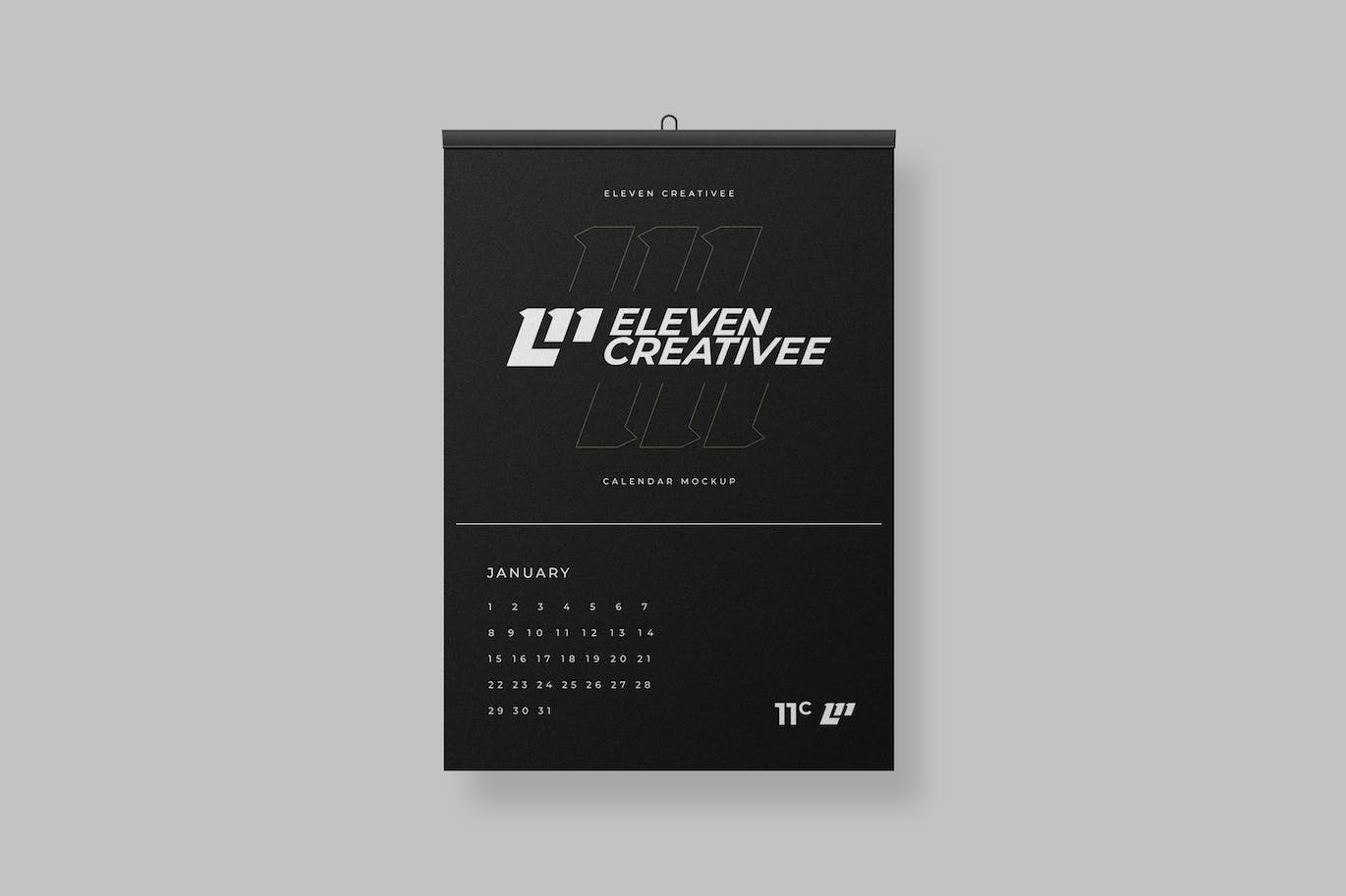 挂墙日历样机图 Calendar Mockup 样机素材 sucaiwan.com