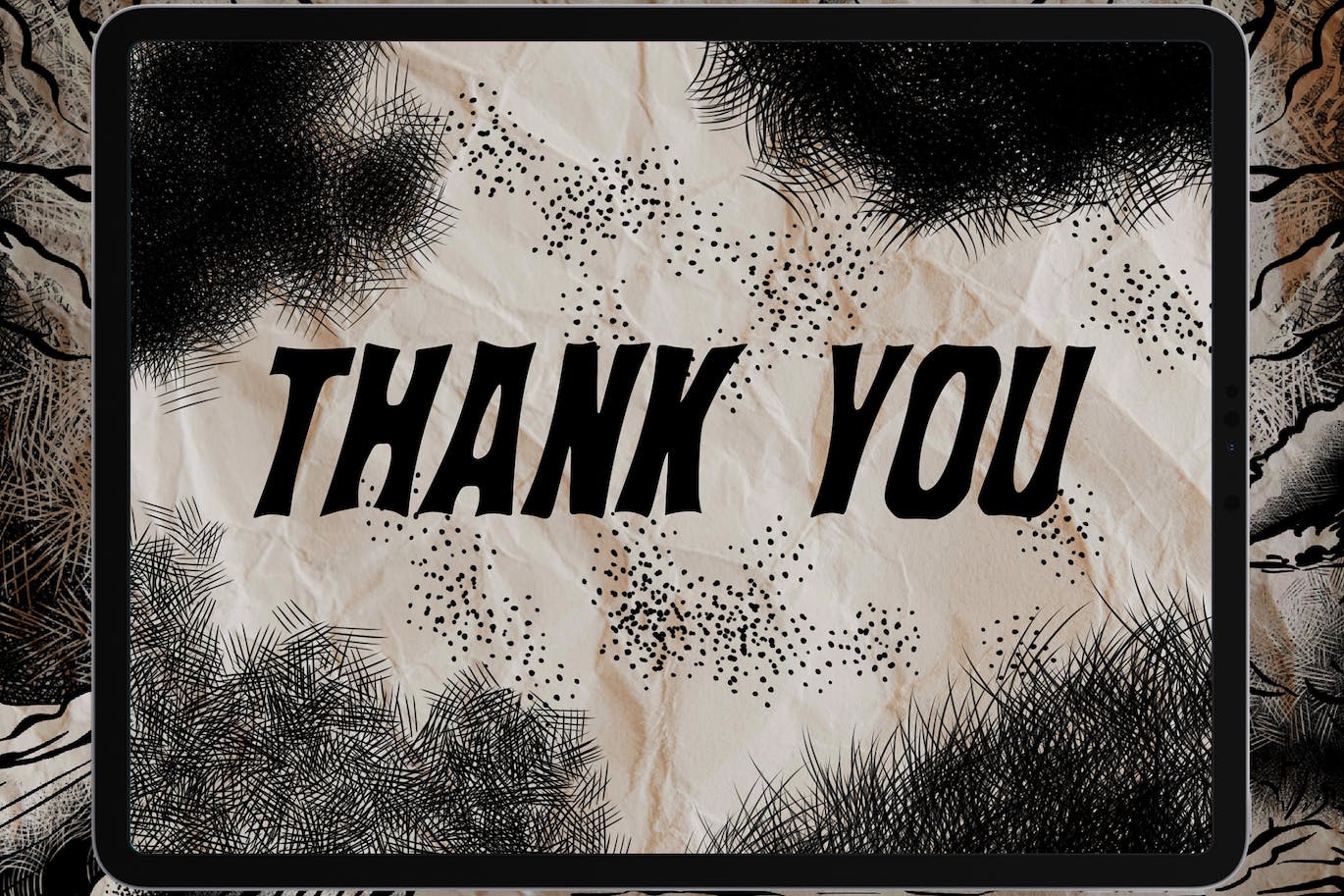 图案填充Procreate绘画笔刷素材 Dans Hatching Drawing Procreate 笔刷资源 sucaiwan.com