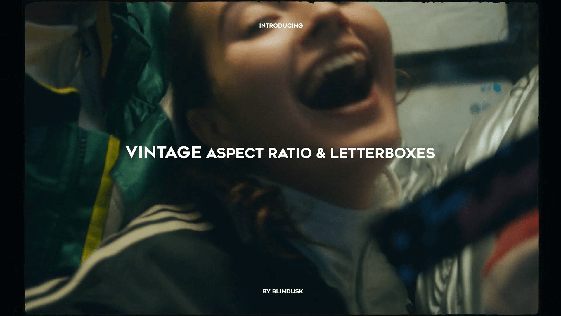 Blindusk 真膜潮流复古宽高比胶片遮罩电影素材 VINTAGE ASPECT RATIO & LETTERBOXES 插件预设 sucaiwan.com