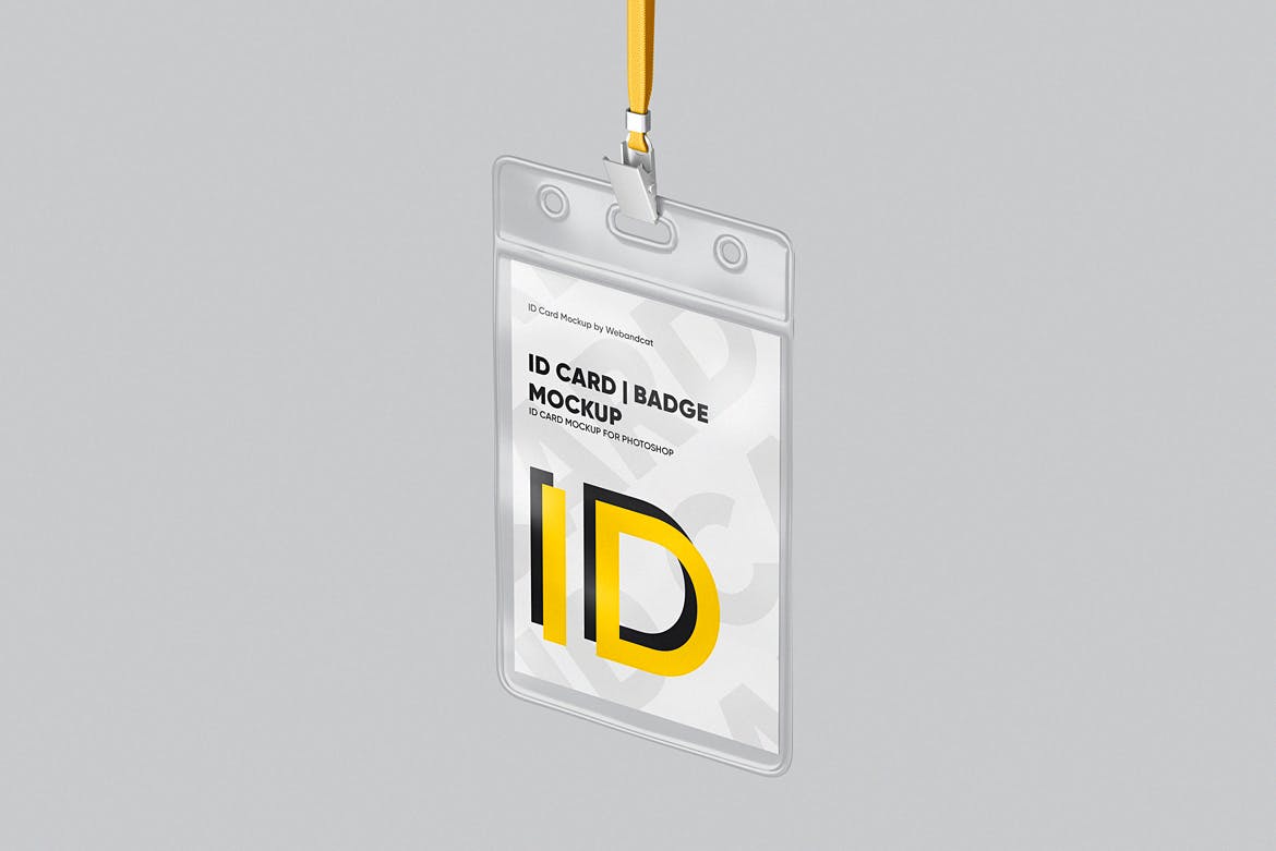 工作牌/厂牌设计样机 ID Card Mockup 样机素材 sucaiwan.com