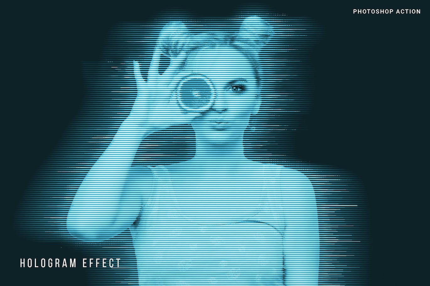 全息图技术效果PS动作模板 Hologram Effect Photoshop Action 插件预设 第1张-素材湾丨精选海外优质设计素材资源 全息图技术效果PS动作模板 Hologram Effect Photoshop Action 插件预设 sucaiwan.com