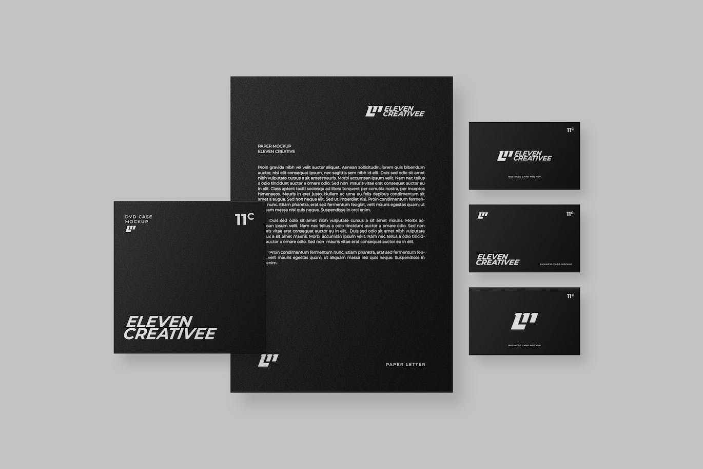 小型品牌文具套装样机图 Small Branding Stationery 样机素材 sucaiwan.com