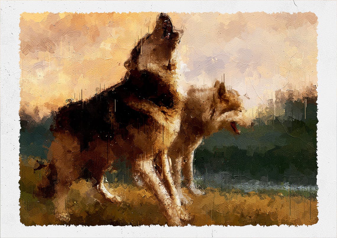 印象画照片处理效果PS动作模板 Impression – Photoshop Action 插件预设 sucaiwan.com
