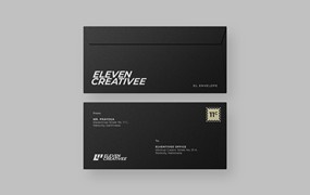DL尺寸信封样机图 DL Envelope Mockup