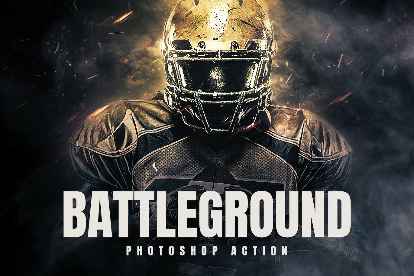 战争战场照片处理效果PS动作模板 Battleground – Photoshop Action 插件预设 sucaiwan.com