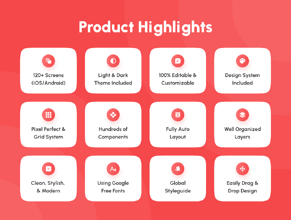 食物食谱应用程序 UI 套件 APP UI sucaiwan.com