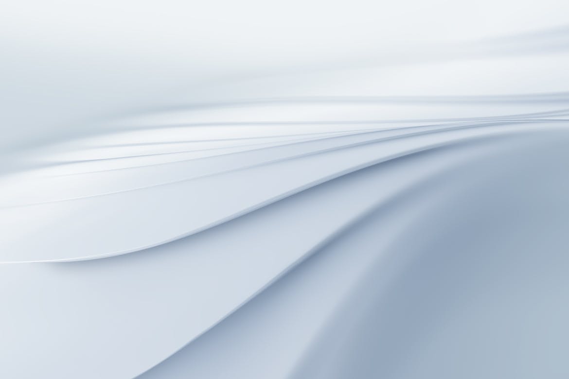 光滑波浪线抽象白色背景 Abstract White Background 图片素材 sucaiwan.com