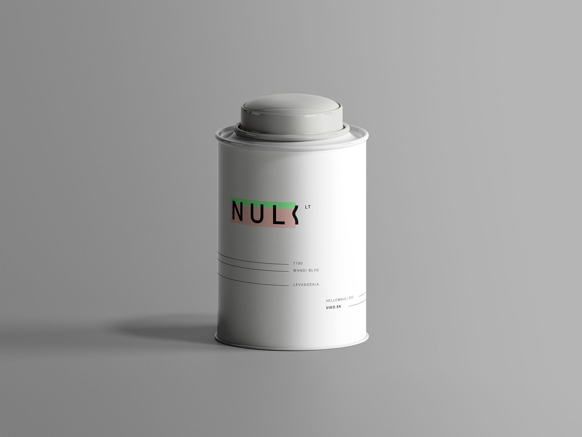 金属圆筒茶罐样机 Metal Cylinder Tea Tin Mockup 样机素材 sucaiwan.com