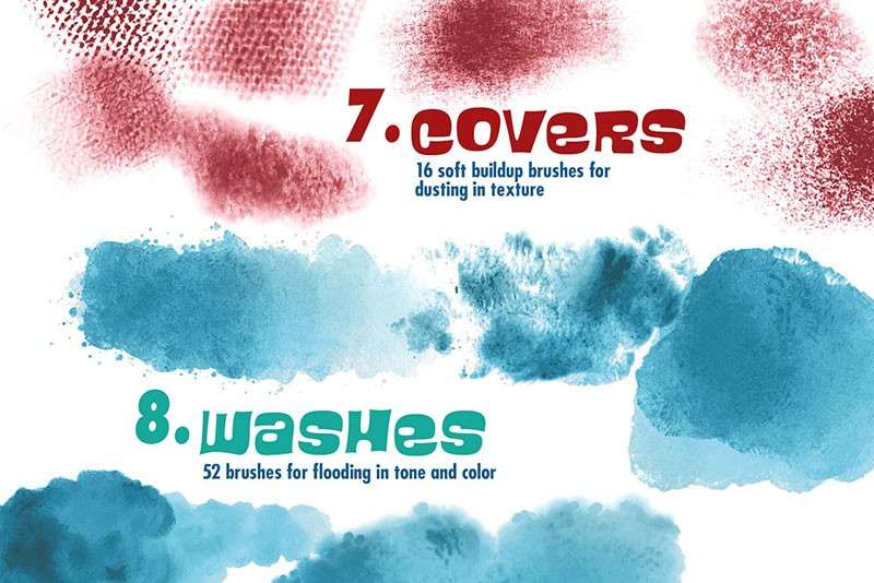 300+专为漫画创作的Procreate笔刷 笔刷资源 sucaiwan.com