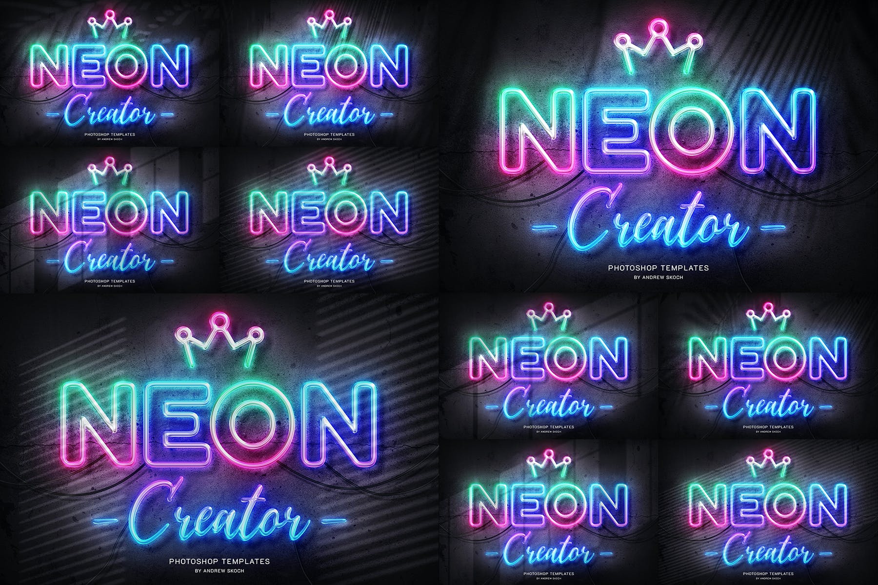 霓虹墙标志PSD样机模板 Neon Wall Sign Templates 样机素材 第11张-素材湾丨精选海外优质设计素材资源 霓虹墙标志PSD样机模板 Neon Wall Sign Templates 样机素材 sucaiwan.com