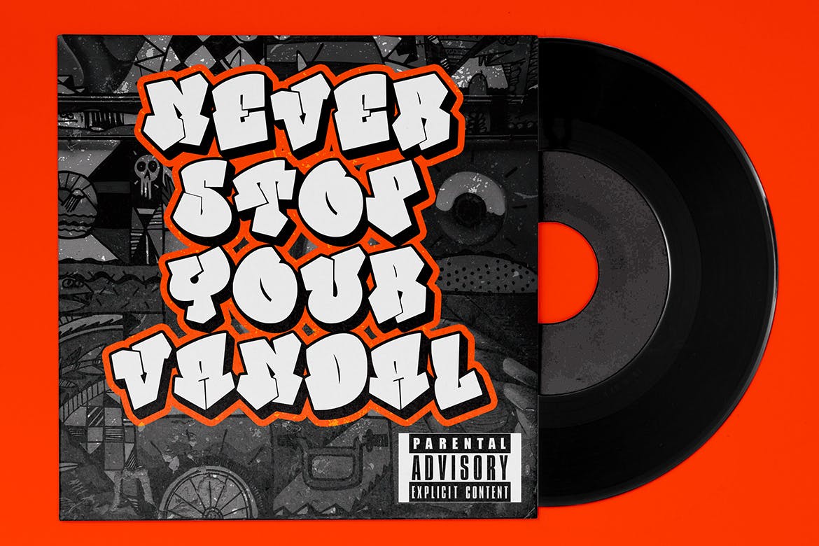 街头艺术涂鸦风格字体 Texas Walls – Graffiti Font Style 设计素材 sucaiwan.com