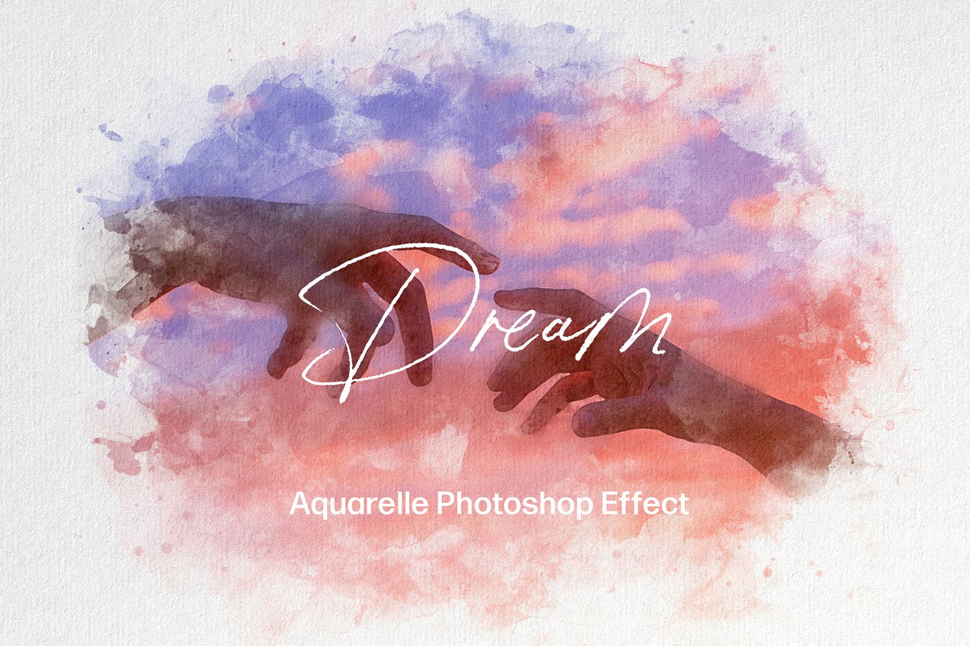 水彩风格PS照片效果模板 Aquarelle Photoshop Effect 插件预设 sucaiwan.com
