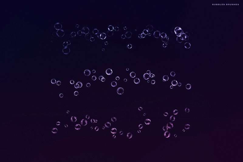 30个透明气泡效果Procreate笔刷 笔刷资源 sucaiwan.com