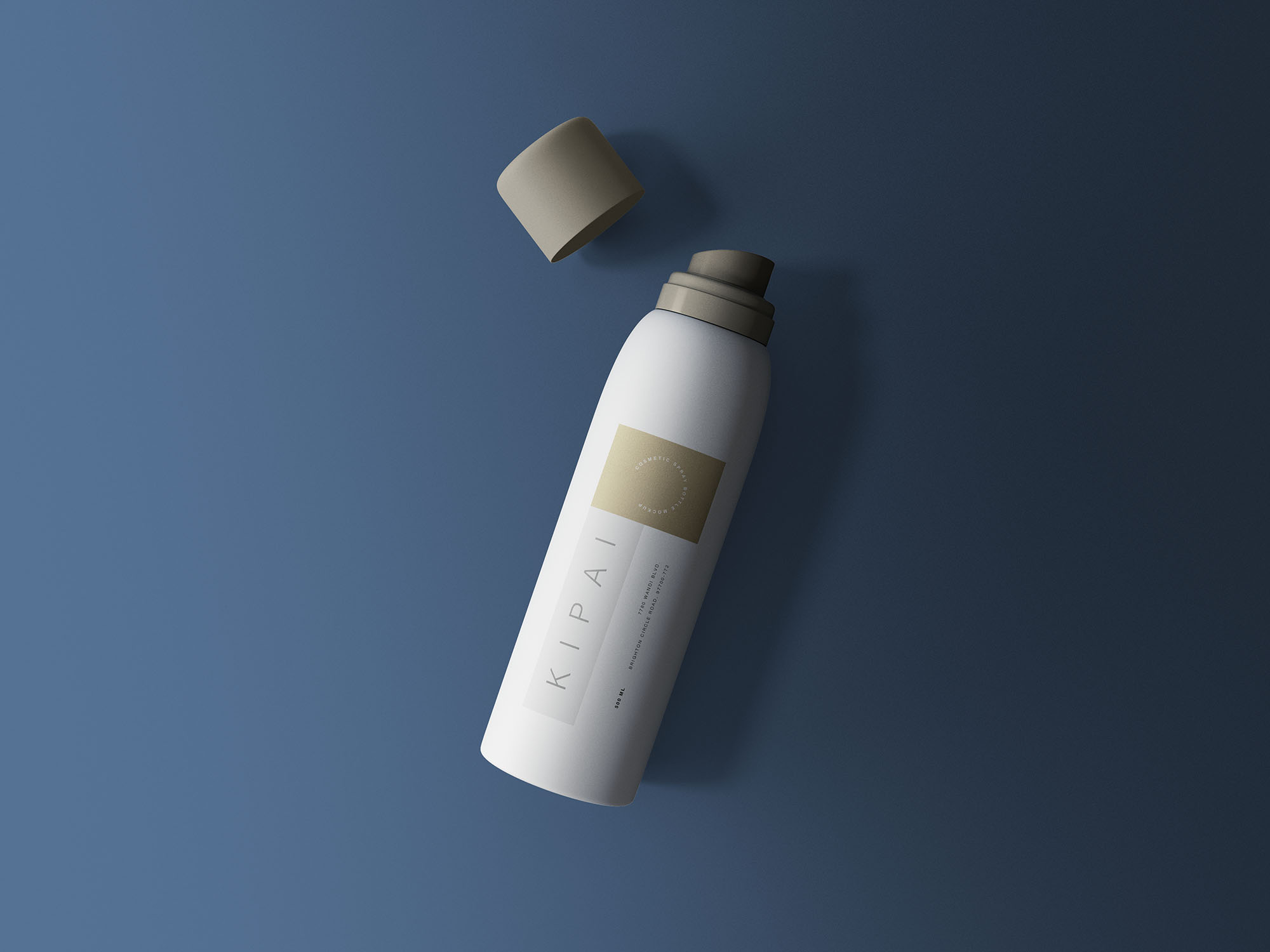 化妆品喷雾瓶样机 Cosmetic Spray Bottle Mockup 样机素材 sucaiwan.com
