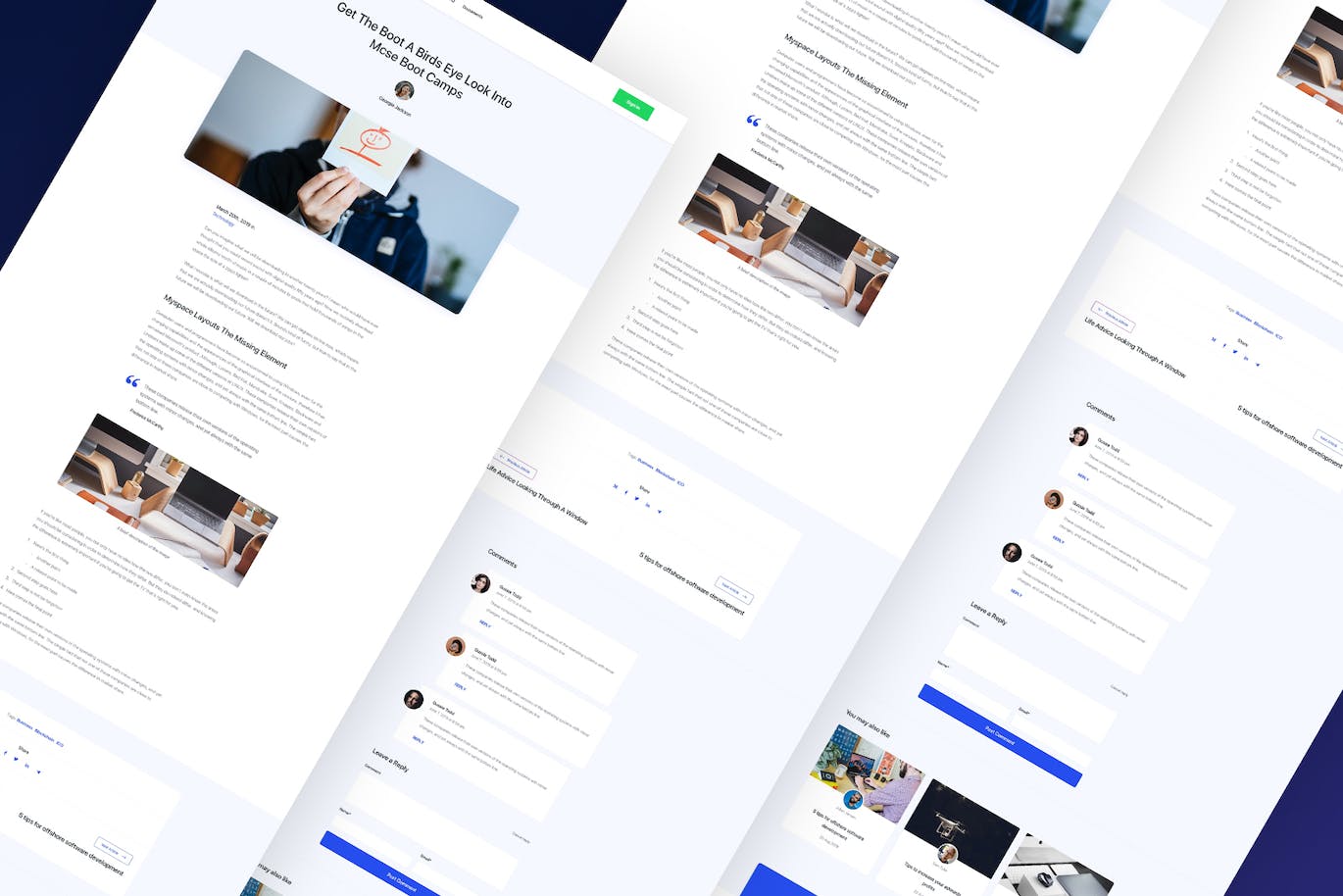 多用途网站着陆页HTML模板 SpaceMax – Multipurpose HTML Template APP UI sucaiwan.com