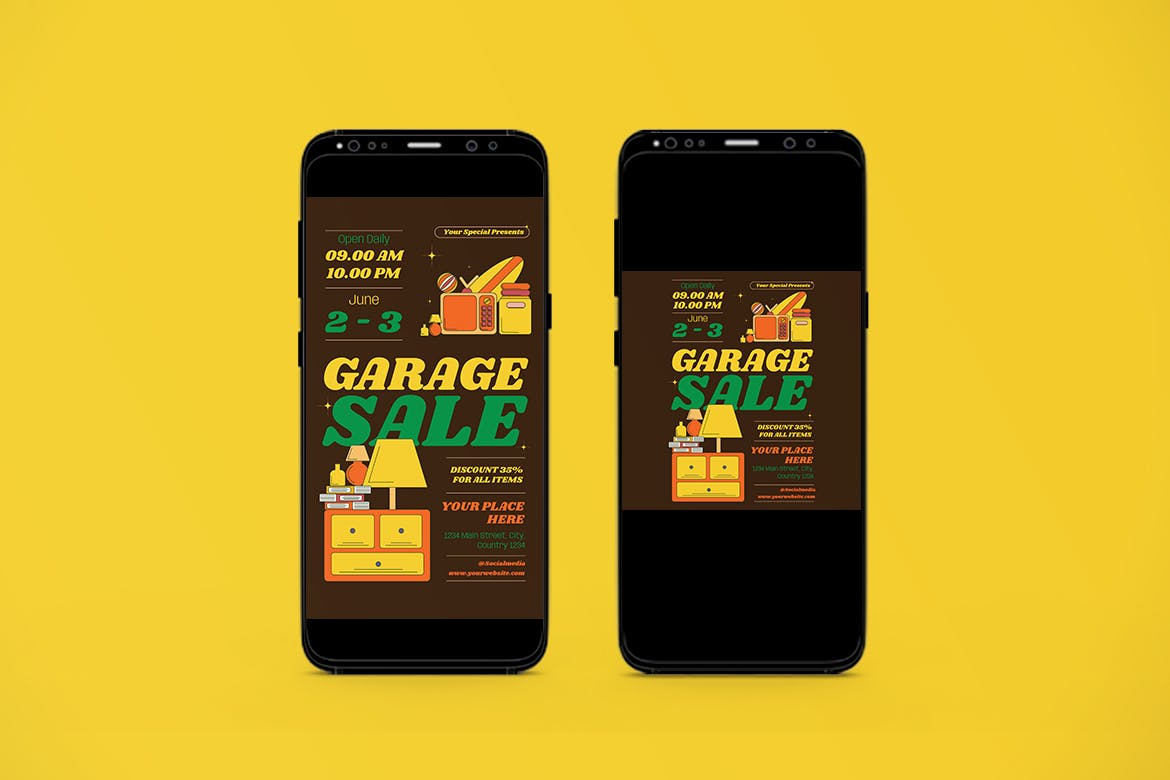 旧产品出售海报模板下载 Garage Sale Flyer Set 设计素材 第3张-素材湾丨精选海外优质设计素材资源 旧产品出售海报模板下载 Garage Sale Flyer Set 设计素材 sucaiwan.com