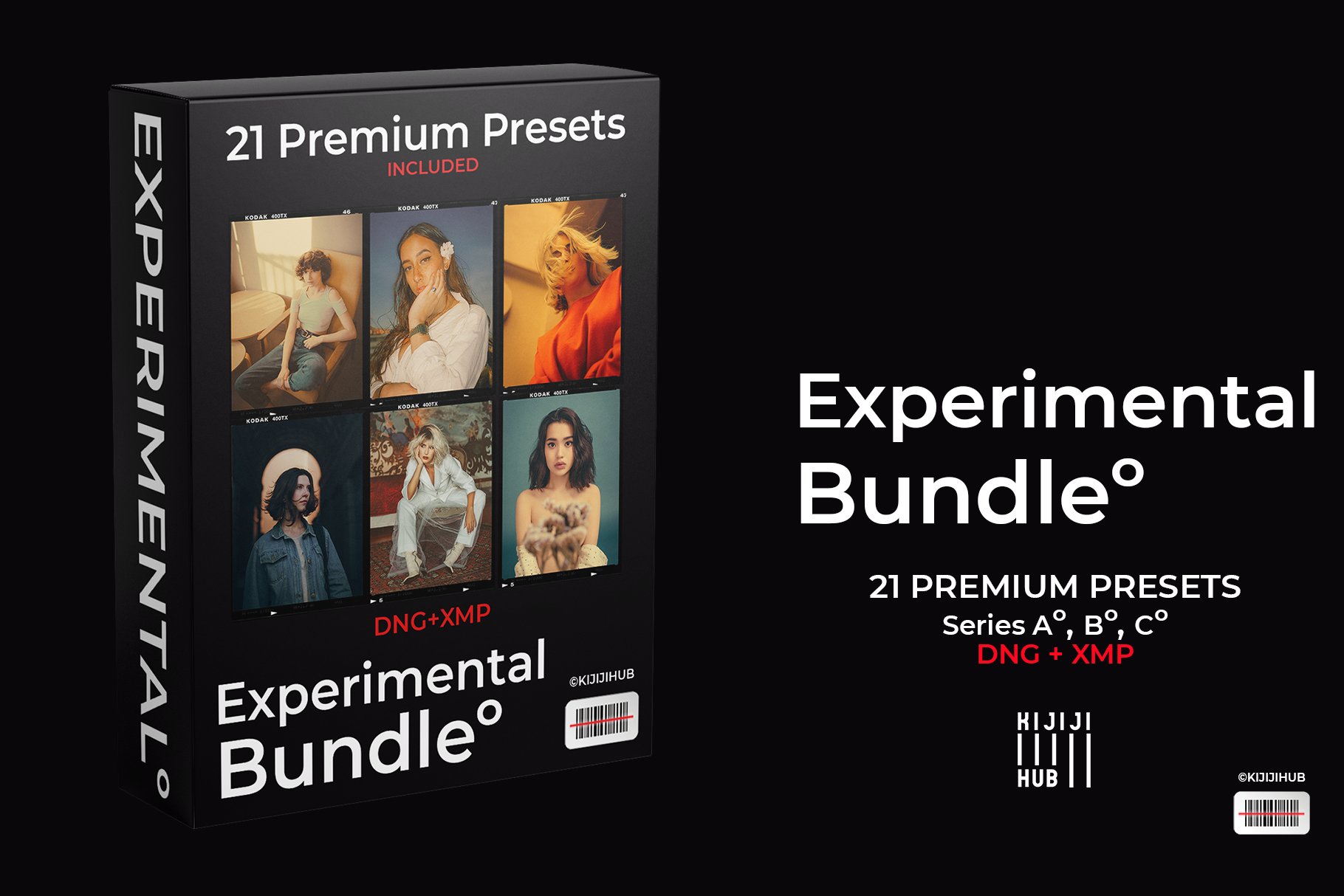 21款富士胶卷实验室X系列预设三合一 KijijiHub Experimental Bundle Series 插件预设 sucaiwan.com