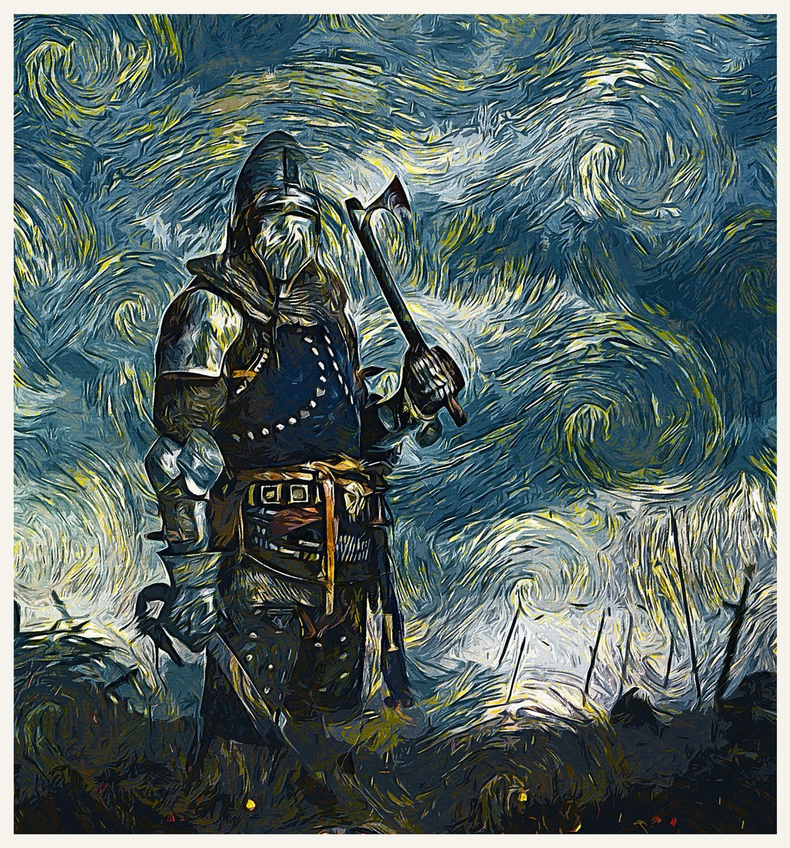 梵高绘画照片处理效果PS动作模板 Vincent – Photoshop Action 插件预设 sucaiwan.com