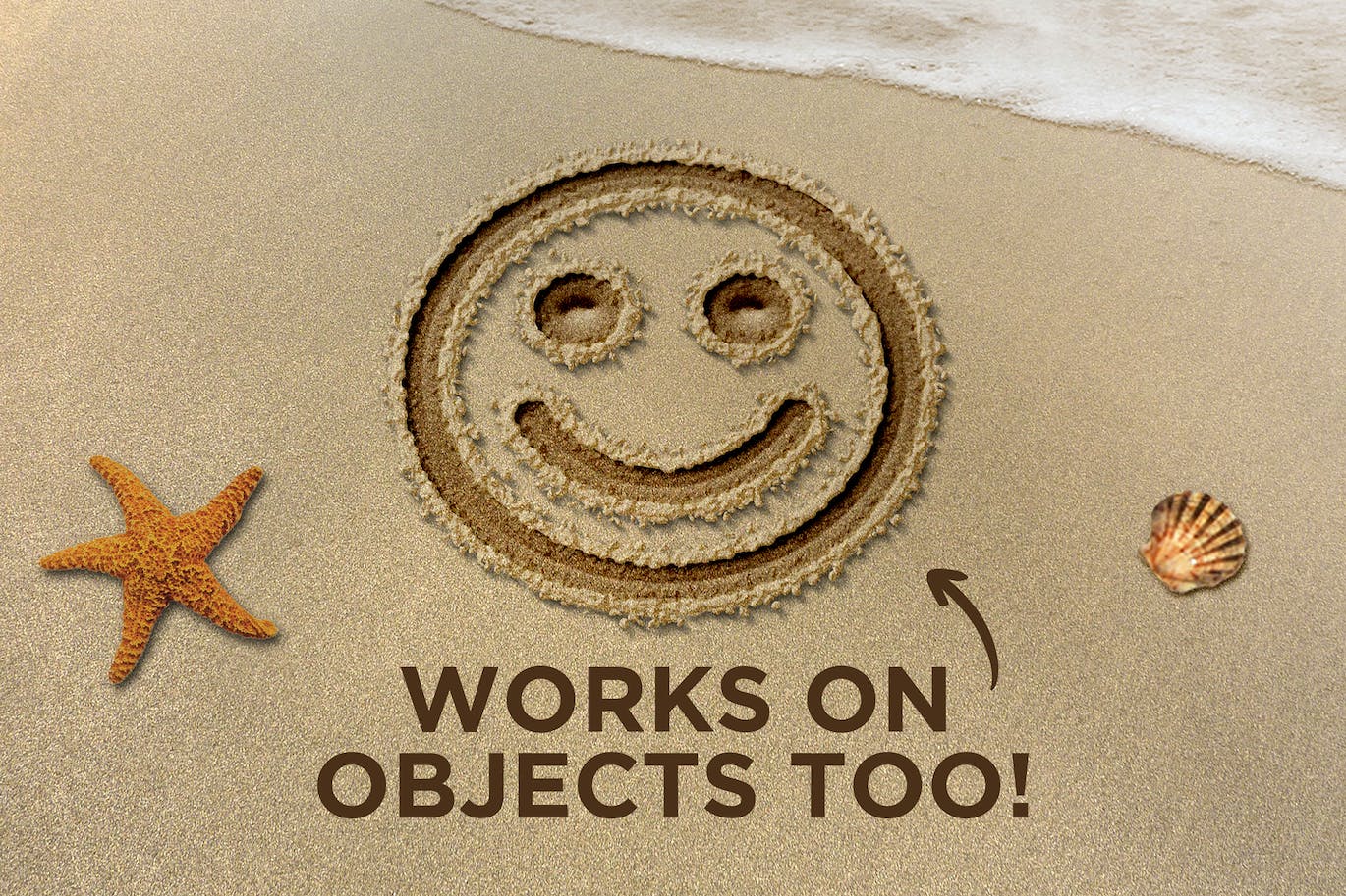 沙子效果文字处理Photoshop动作 Sand Type Photoshop Action 插件预设 sucaiwan.com