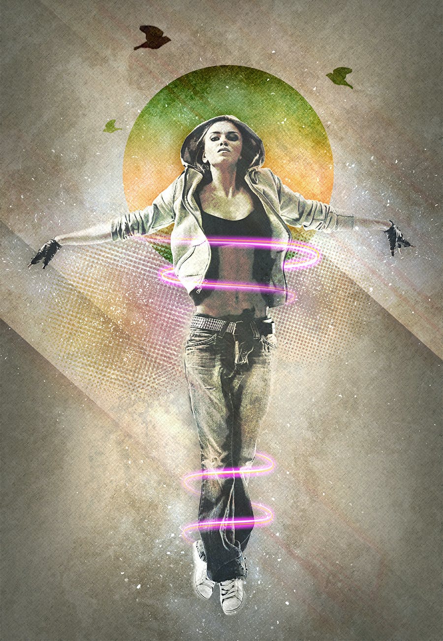 复古艺术照片处理效果PS动作模板 RetroArt – Photoshop Action 插件预设 第6张-素材湾丨精选海外优质设计素材资源 复古艺术照片处理效果PS动作模板 RetroArt – Photoshop Action 插件预设 sucaiwan.com