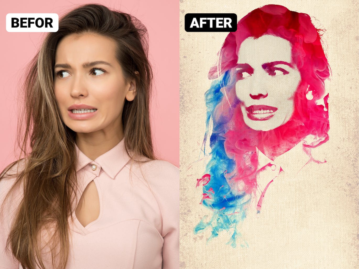 复古水彩效果PS动作模板 Watercolor Photoshop Action 插件预设 第5张-素材湾丨精选海外优质设计素材资源 复古水彩效果PS动作模板 Watercolor Photoshop Action 插件预设 sucaiwan.com