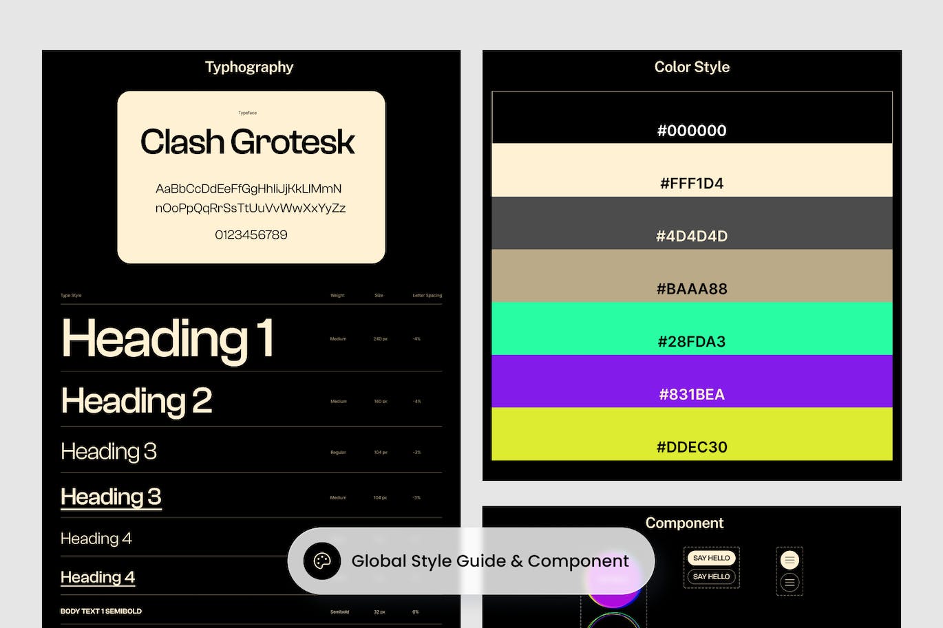 工作室代理网站着陆页模板 Studio Agency – Landing Page Template APP UI sucaiwan.com