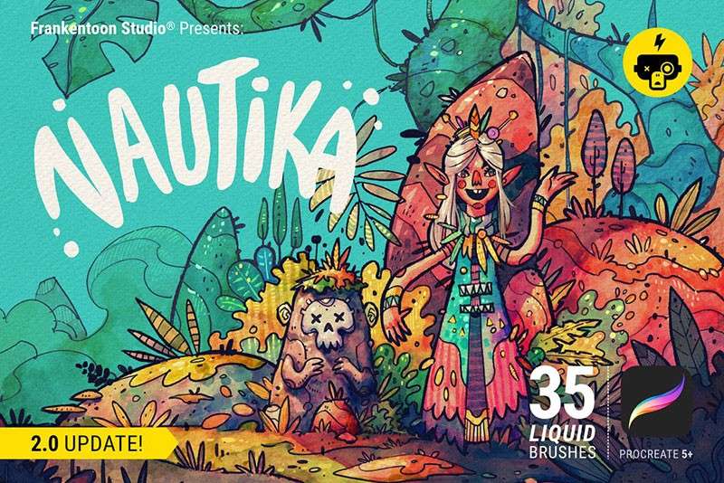 Procreate墨水、水笔和记号笔刷套装 笔刷资源 sucaiwan.com