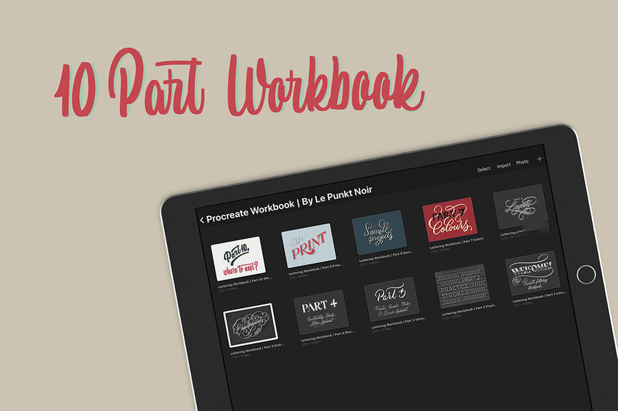 Procreate笔刷-粉笔水彩噪点墨水艺术字笔刷素材 笔刷资源 sucaiwan.com