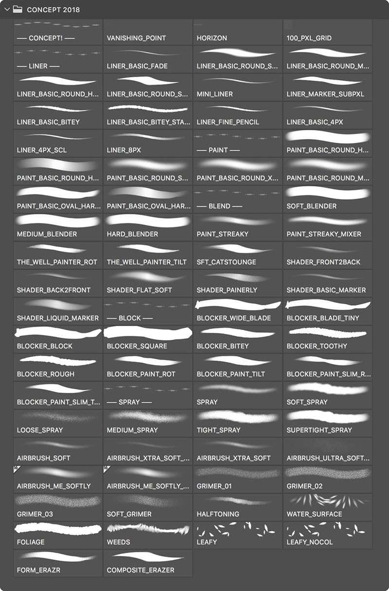 500+Photoshop超全面笔刷合集，附演示视频 笔刷资源 sucaiwan.com