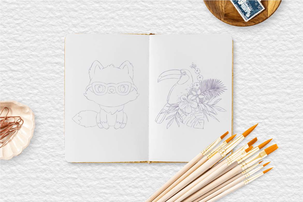 Procreate石墨铅笔素描笔刷 Procreate Sketch Pencil Brushes 笔刷资源 sucaiwan.com