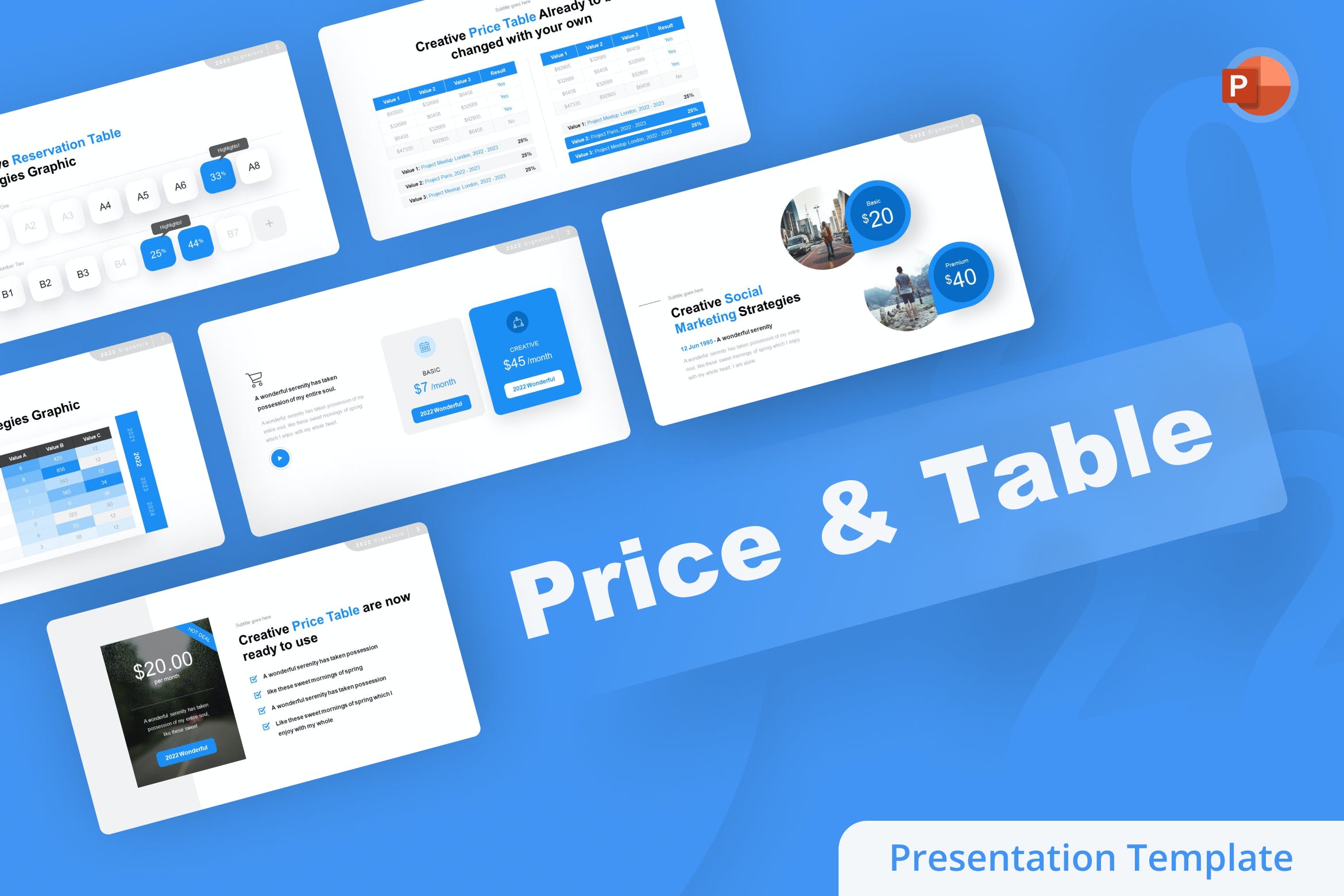 套餐价格表单PowerPoint演示模板 Price & Table PowerPoint Template 幻灯图表 第1张-素材湾丨精选海外优质设计素材资源 套餐价格表单PowerPoint演示模板 Price & Table PowerPoint Template 幻灯图表 sucaiwan.com