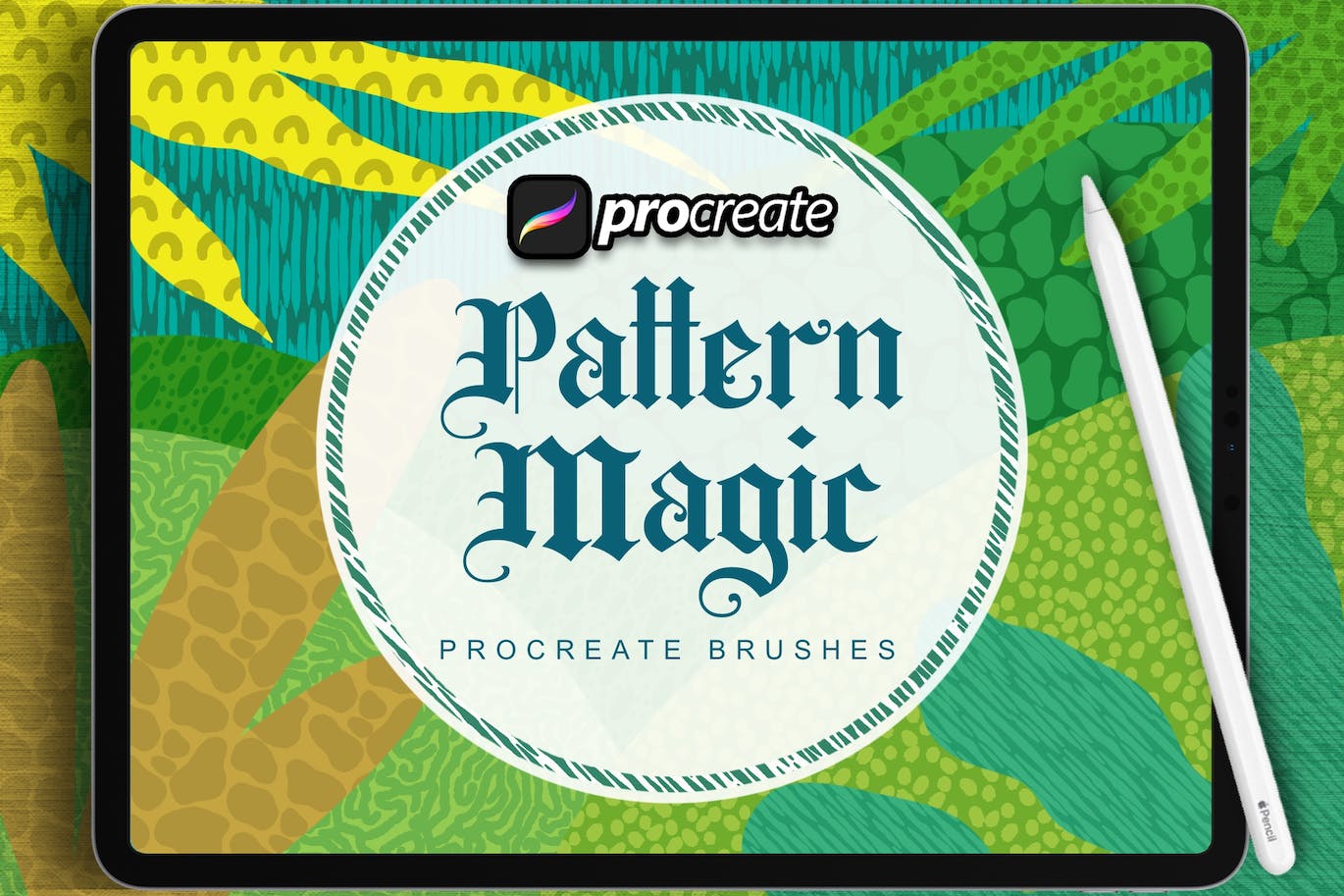 魔法图案纹理Procreate绘画笔刷素材 Magic Pattern Texture Brush Procreate 笔刷资源 sucaiwan.com