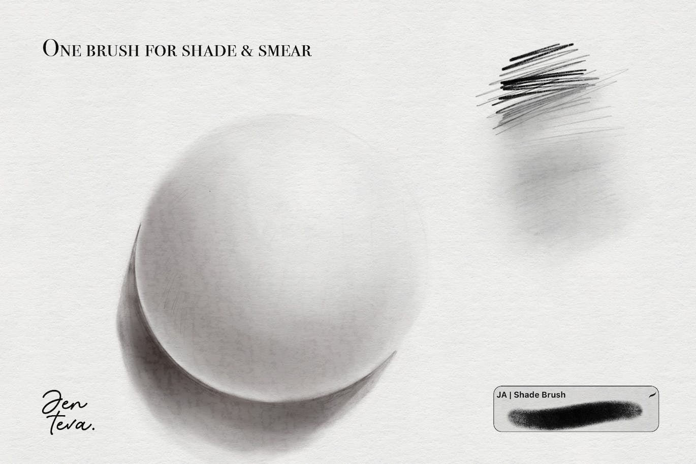 用于Procreate的石墨铅笔笔刷 Graphite Pencils for Procreate 笔刷资源 sucaiwan.com