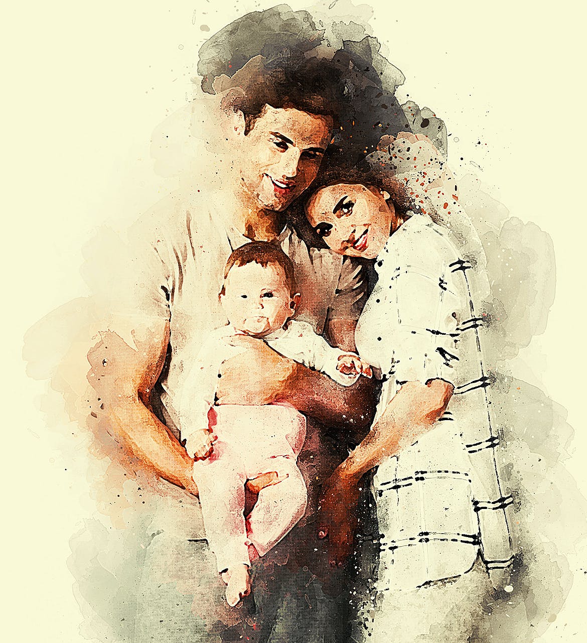 艺术水彩照片处理效果PS动作模板 Watercolor – Photoshop Action 插件预设 第5张-素材湾丨精选海外优质设计素材资源 艺术水彩照片处理效果PS动作模板 Watercolor – Photoshop Action 插件预设 sucaiwan.com