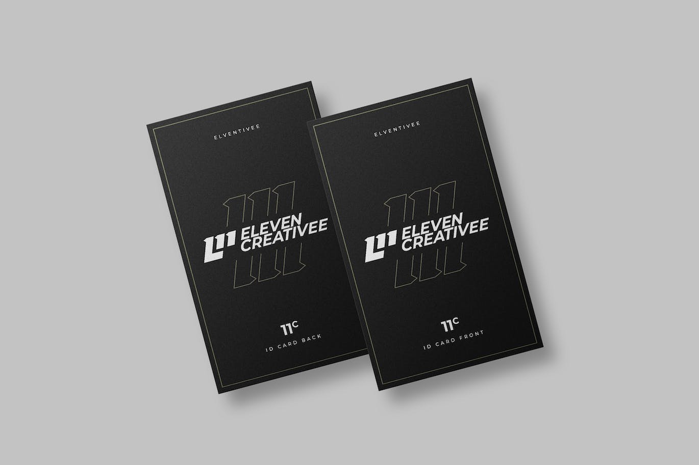 ID工作证设计样机图 ID Card Back Front Mockup 样机素材 sucaiwan.com