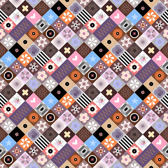 抽象对角线几何形状无缝矢量背景 Abstract Diagonal Seamless Vector Background 图片素材 sucaiwan.com