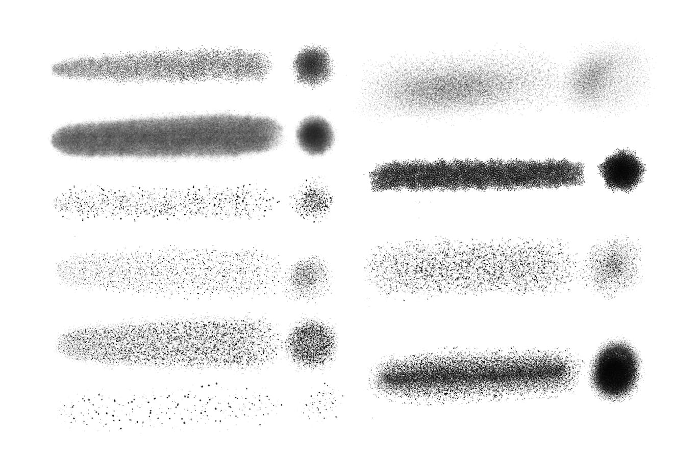 10个颗粒纹理着色器Procreate笔刷 10 Grain Shader Brushes Procreate 笔刷资源 sucaiwan.com