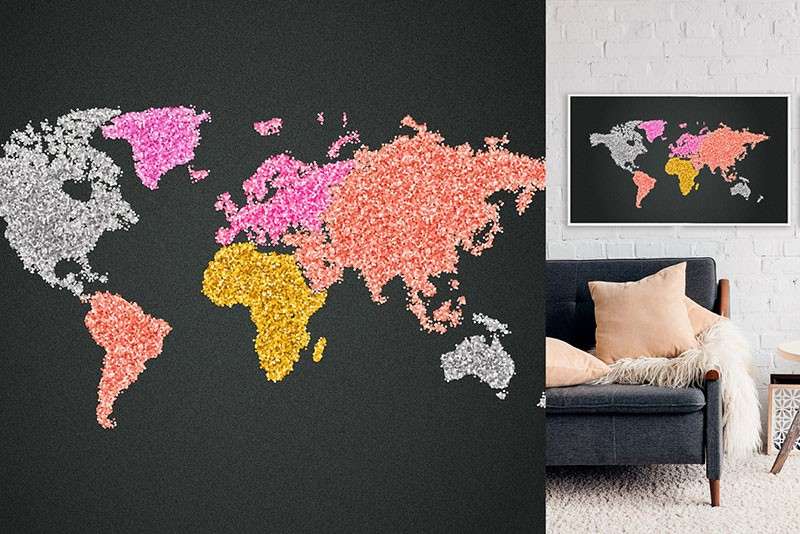 54个Illustrator闪粉亮片样式 笔刷资源 sucaiwan.com