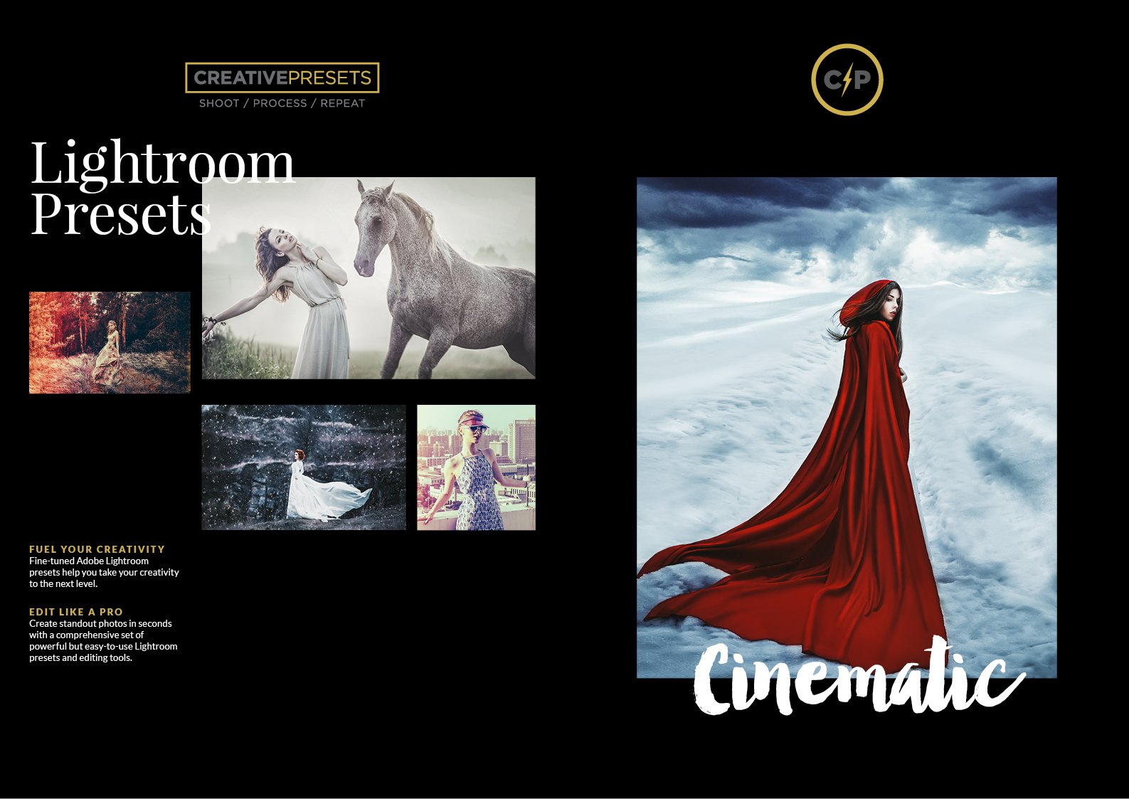 30种影院级电影级电影感情绪风风景景观弱光夜景街拍人像调色Lightroom预设 30 Cinematic Lightroom Presets 插件预设 sucaiwan.com