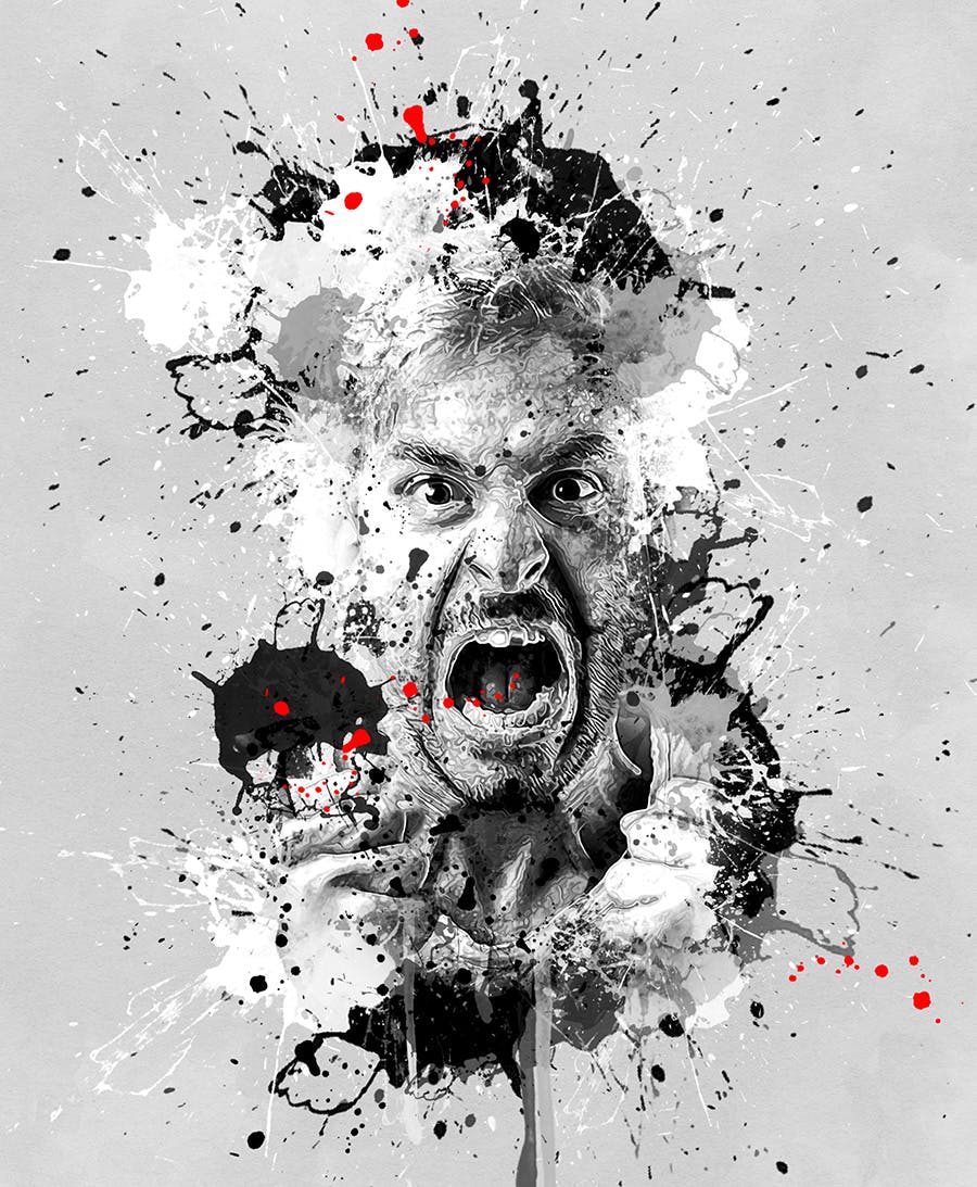 彩墨画照片处理效果PS动作模板 Inka – Photoshop Action 插件预设 sucaiwan.com