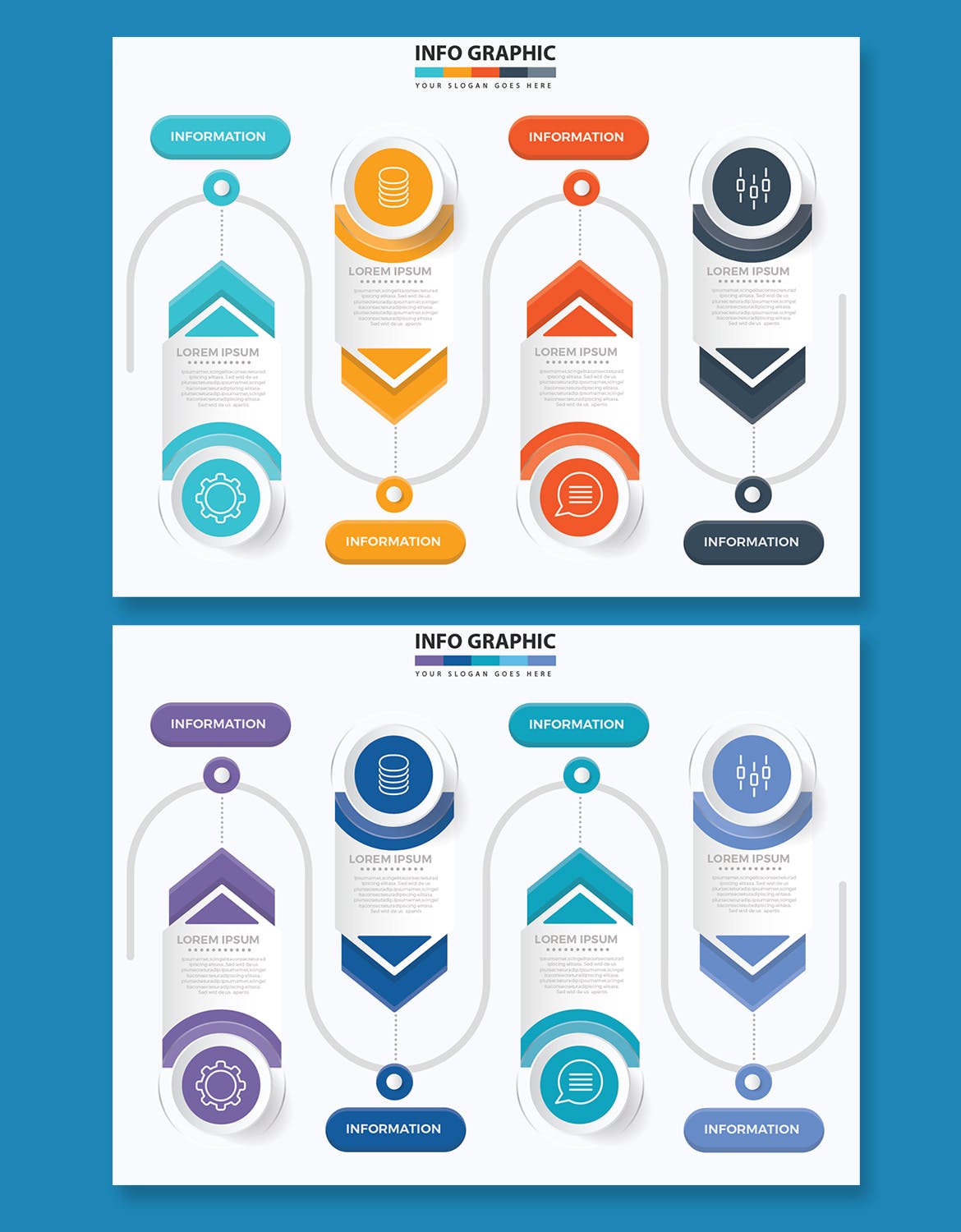 数据解释信息图表元素设计素材 Infographic Design 幻灯图表 sucaiwan.com
