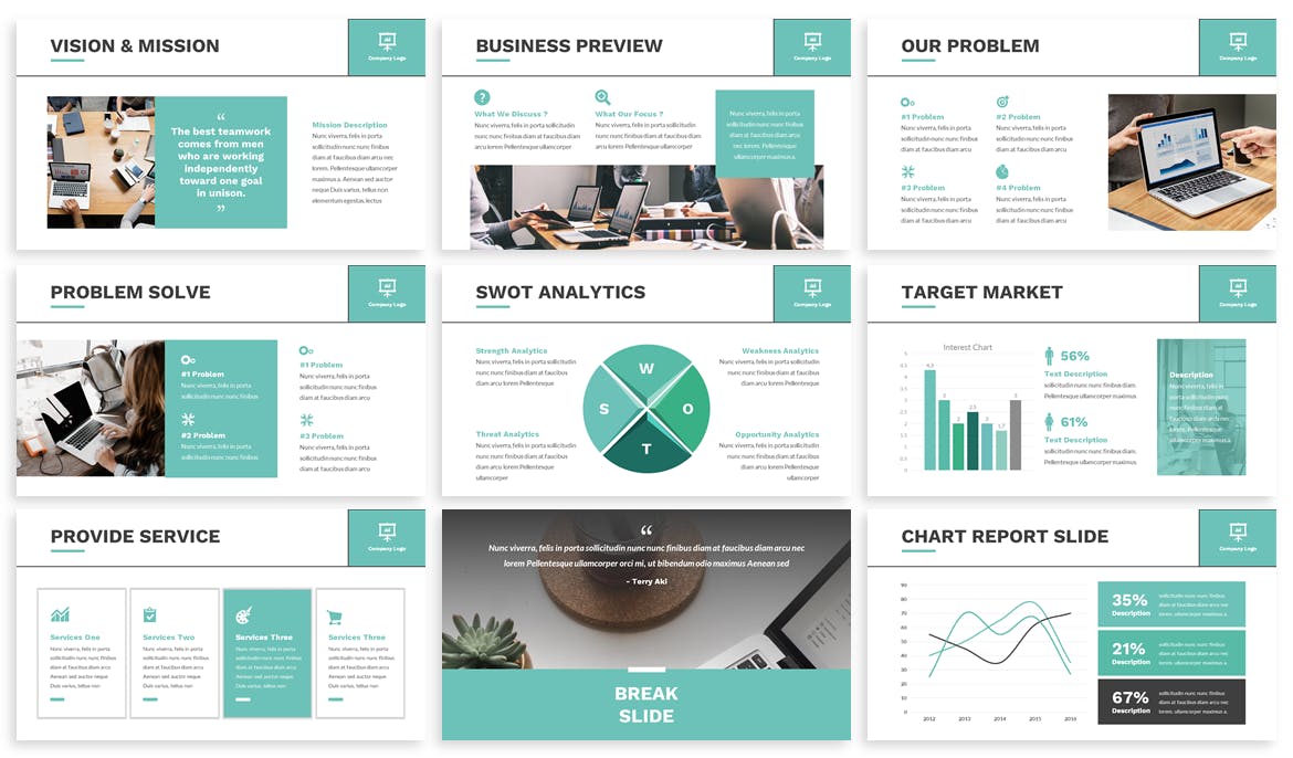 商业计划方案PPT素材 Formi – Business Plan Powerpoint Template 幻灯图表 sucaiwan.com