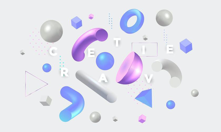 PS资源-3D立体几何图形矢量元素素材 图片素材 sucaiwan.com