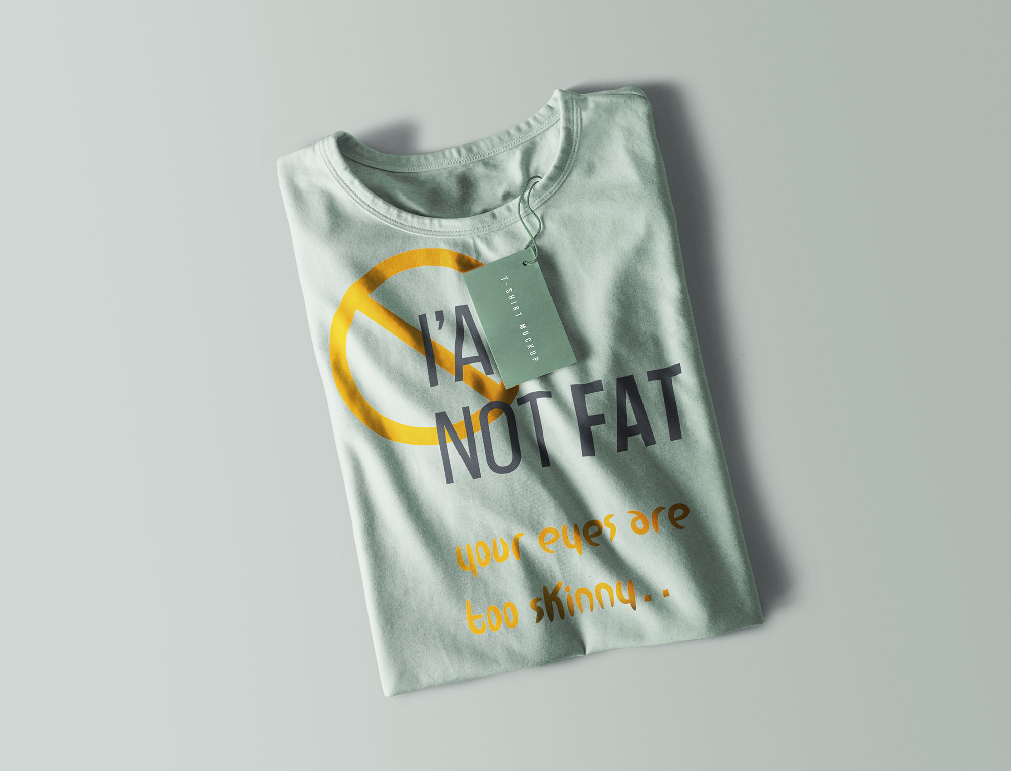 9 个褶皱T恤设计效果图样机 9 T-Shirt Mockups 样机素材 sucaiwan.com