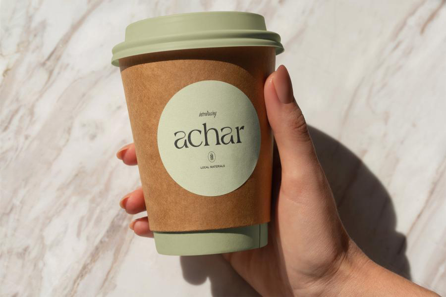 样机模版-圆形和方形标签贴纸设计PSD样机模板素材 样机素材 sucaiwan.com