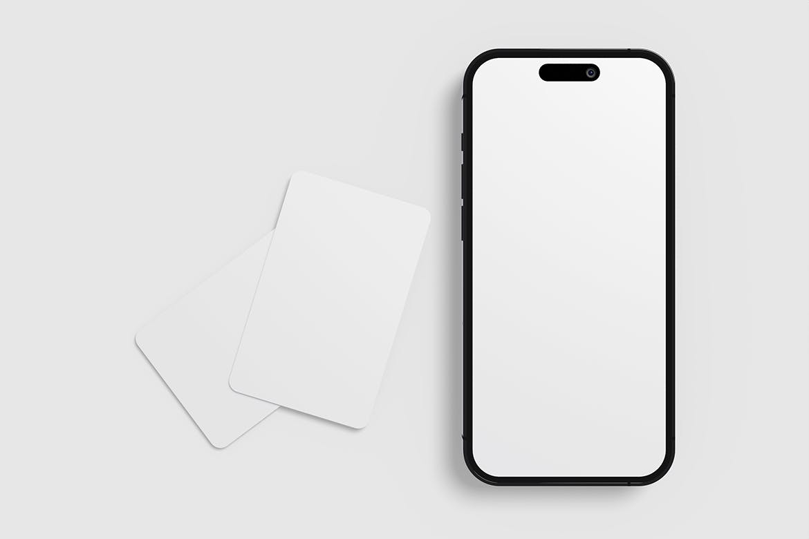 iPhone 14 Pro和 Sim卡样机图v1 XFA – iPhone 14 & Sim Card Mockup V1 样机素材 sucaiwan.com